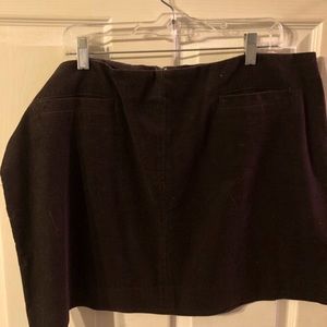 Dark Brown Corduroy Skirt